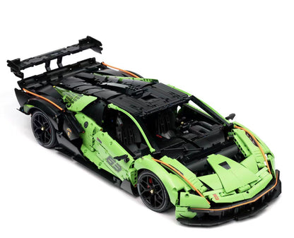 Joycrown Lamborghini Car Building Blocks, 1:8 Super Car Building Blocks, Ideal for Building & Car Enthusiasts, Suitable for Ages 14+, Green [4100+ Pcs]