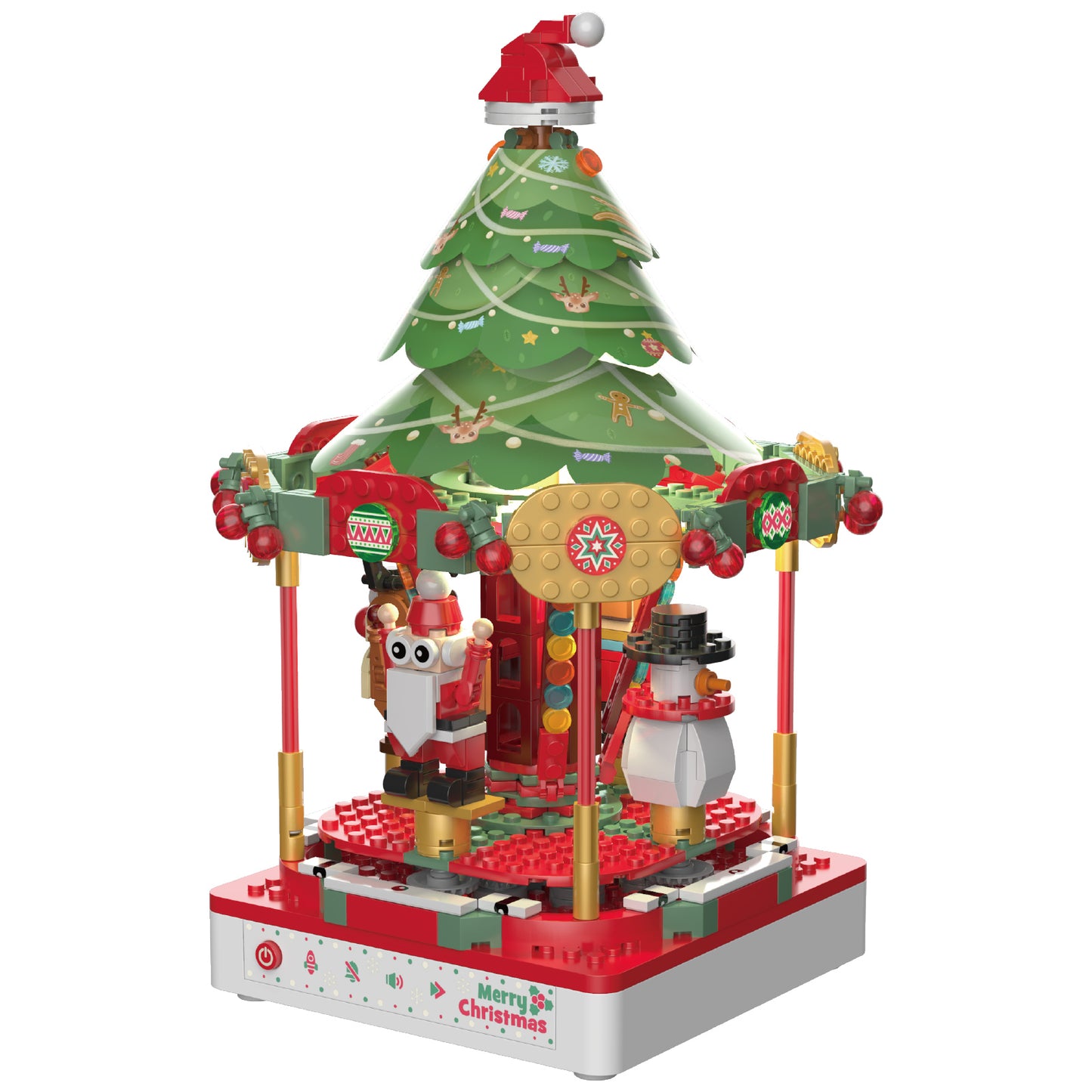 Joycrown Christmas Tree Building Sets,Toy Building Blocks for Christmas Party Home Decoration,Gift for Kids Adult Aged 8+(543 pcs)