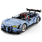 Sports Car Building Set, 1:10 Scale M4 Racing Technic Car for Adults Collectible Cars Set to Build, Build and Display Model for Home or Office Décor, Gift for Boys Age 14+ (2280 Pcs)