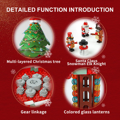 Joycrown Christmas Tree Building Sets,Toy Building Blocks for Christmas Party Home Decoration,Gift for Kids Adult Aged 8+(543 pcs)