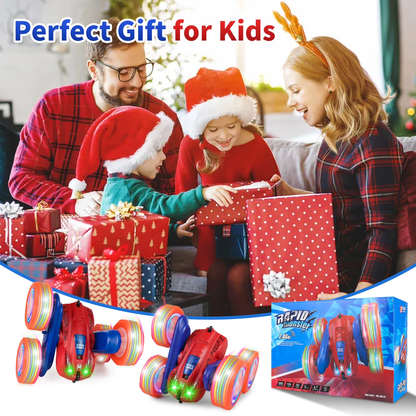 Joycrown Spider RC Stunt Car 4WD Remote Control Car, Double-Sided Driving 360 Degree Flip Rotating Monster Car, Christmas Birthday Party Gifts Toys for Kids Aged 3+